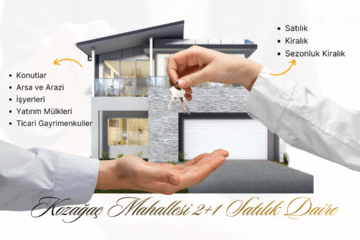 Kozağaç Mahallesi 2+1 Satılık Daire